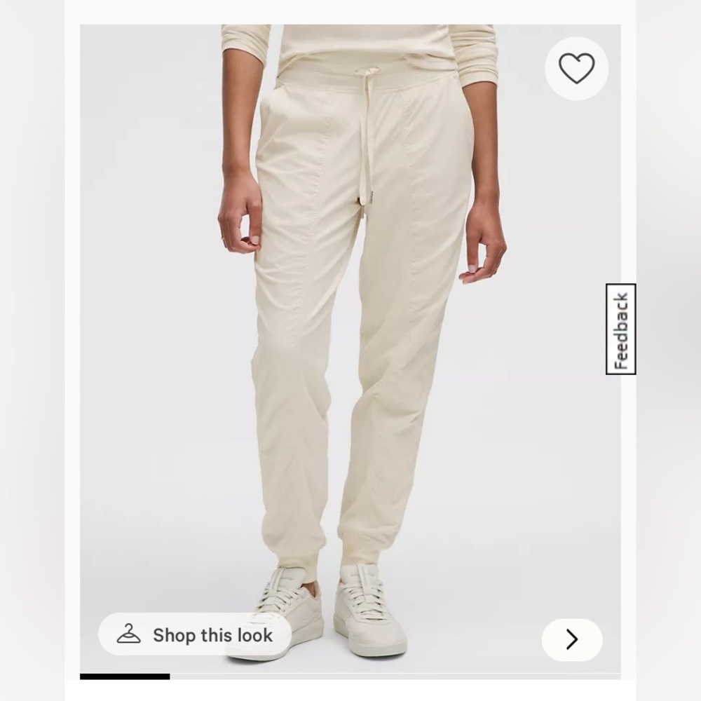 Lined studio pants